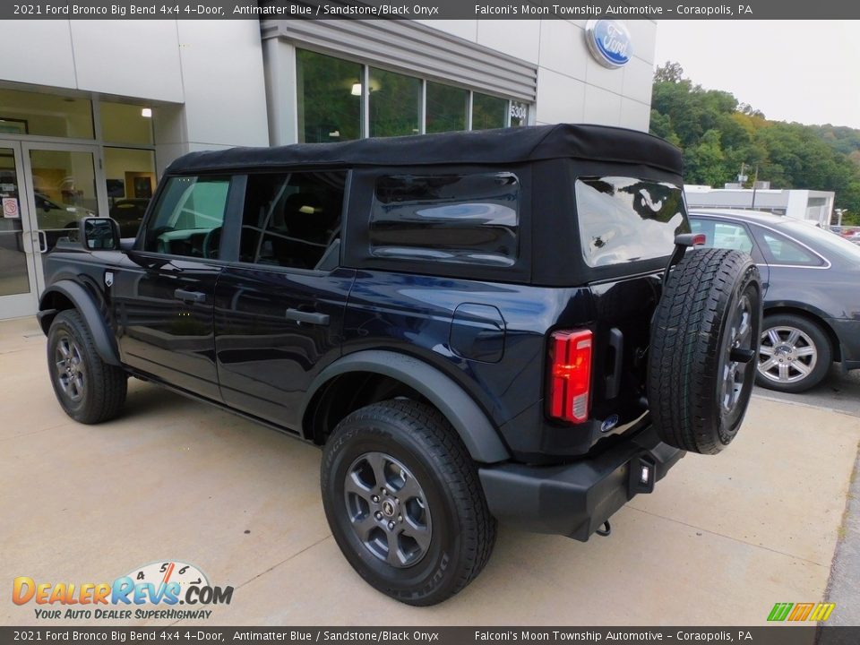 2021 Ford Bronco Big Bend 4x4 4-Door Antimatter Blue / Sandstone/Black Onyx Photo #5