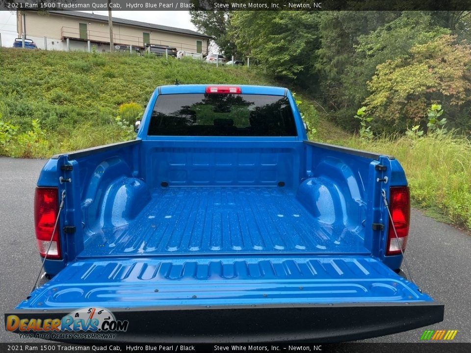 2021 Ram 1500 Tradesman Quad Cab Hydro Blue Pearl / Black Photo #8