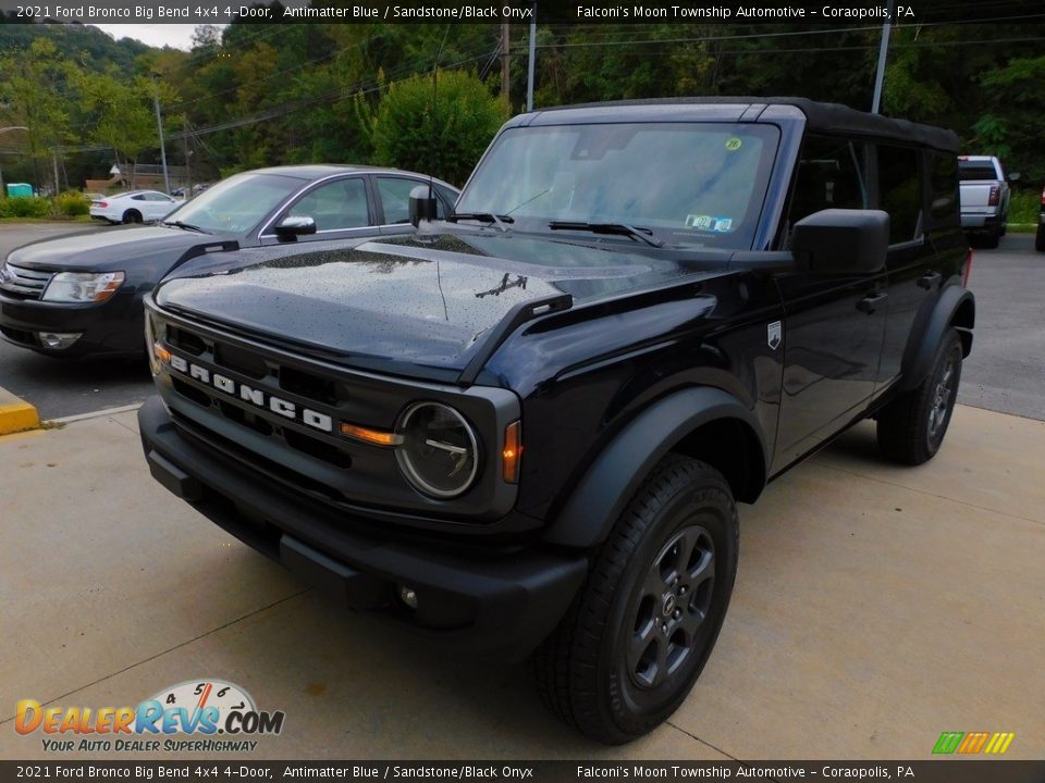 2021 Ford Bronco Big Bend 4x4 4-Door Antimatter Blue / Sandstone/Black Onyx Photo #7