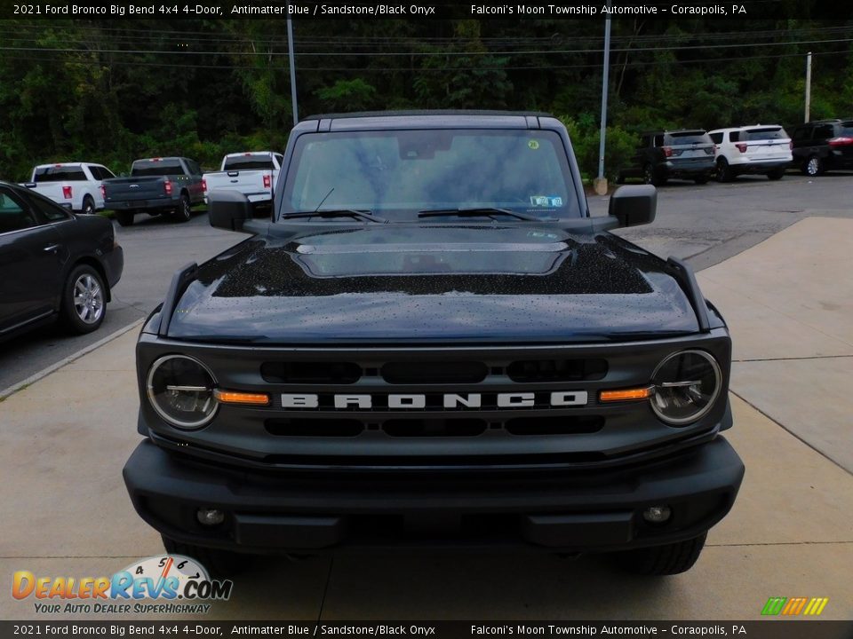 2021 Ford Bronco Big Bend 4x4 4-Door Antimatter Blue / Sandstone/Black Onyx Photo #8