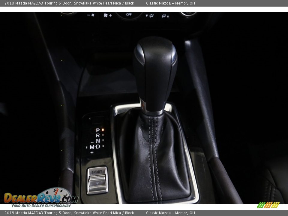2018 Mazda MAZDA3 Touring 5 Door Snowflake White Pearl Mica / Black Photo #14