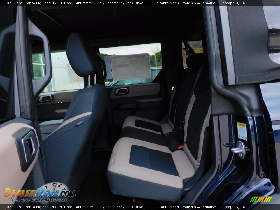 Rear Seat of 2021 Ford Bronco Big Bend 4x4 4-Door Photo #12