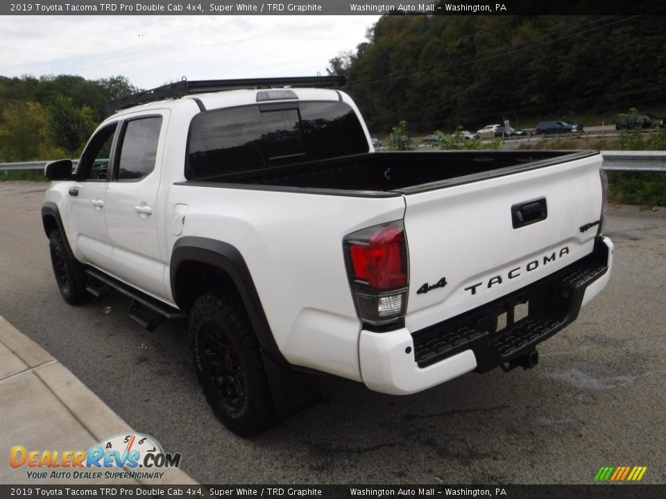 2019 Toyota Tacoma TRD Pro Double Cab 4x4 Super White / TRD Graphite Photo #17