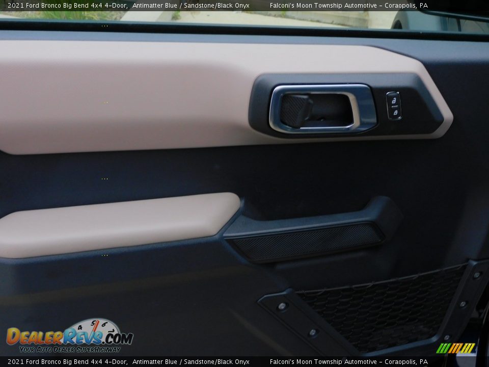 2021 Ford Bronco Big Bend 4x4 4-Door Antimatter Blue / Sandstone/Black Onyx Photo #14