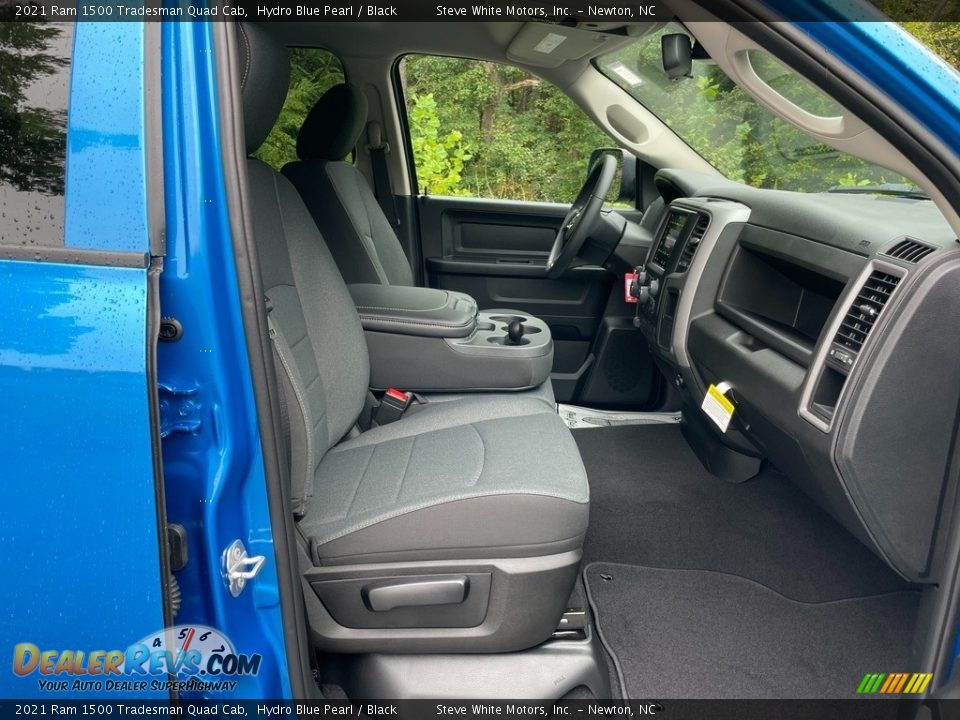 2021 Ram 1500 Tradesman Quad Cab Hydro Blue Pearl / Black Photo #16