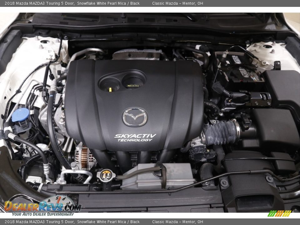 2018 Mazda MAZDA3 Touring 5 Door Snowflake White Pearl Mica / Black Photo #21