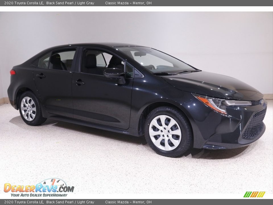 2020 Toyota Corolla LE Black Sand Pearl / Light Gray Photo #1