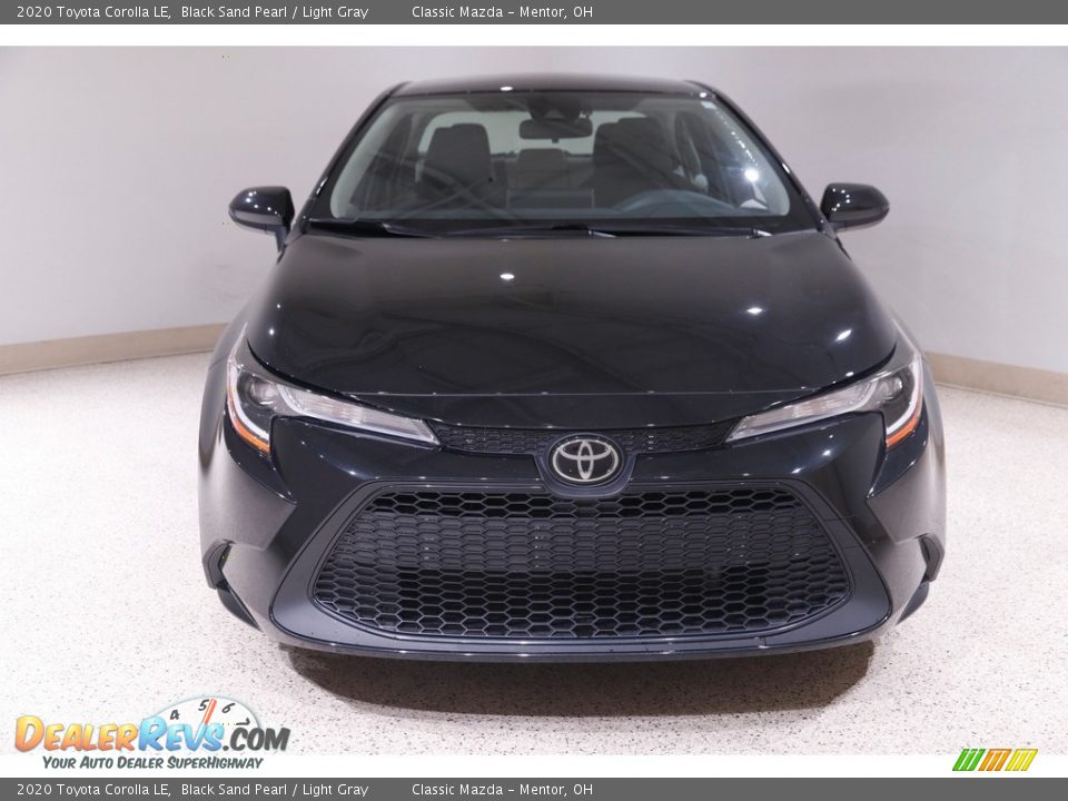 2020 Toyota Corolla LE Black Sand Pearl / Light Gray Photo #2