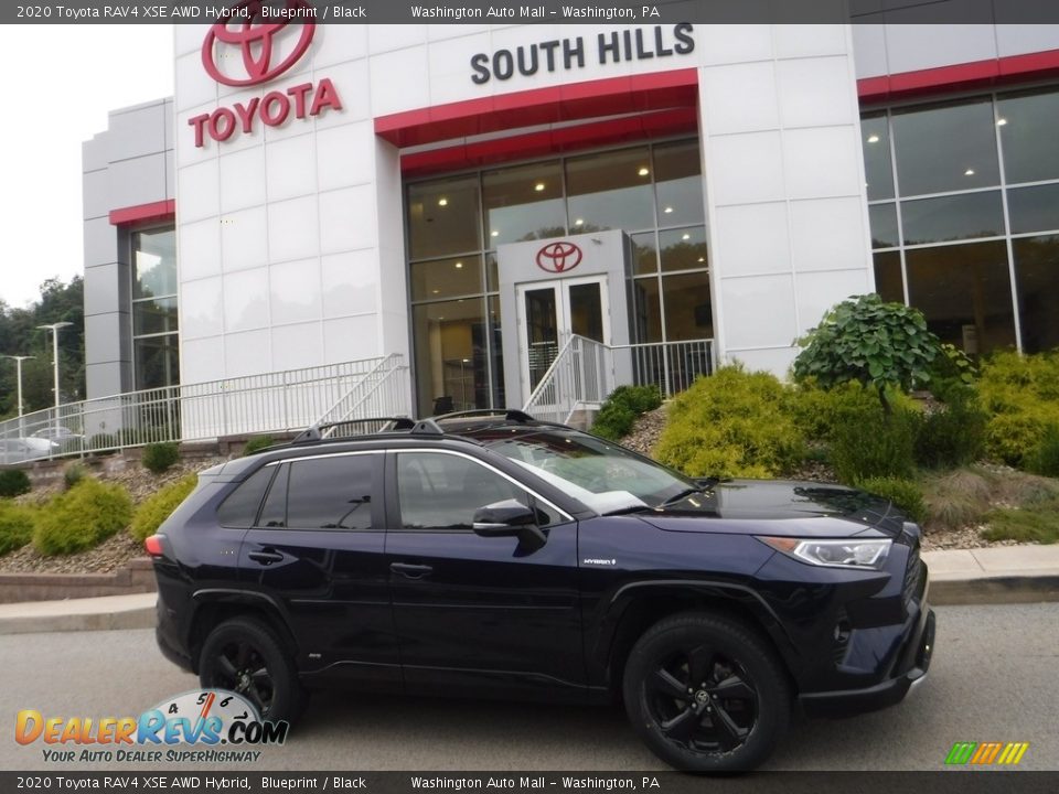 2020 Toyota RAV4 XSE AWD Hybrid Blueprint / Black Photo #2