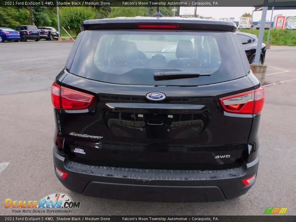 2021 Ford EcoSport S 4WD Shadow Black / Medium Stone Photo #3