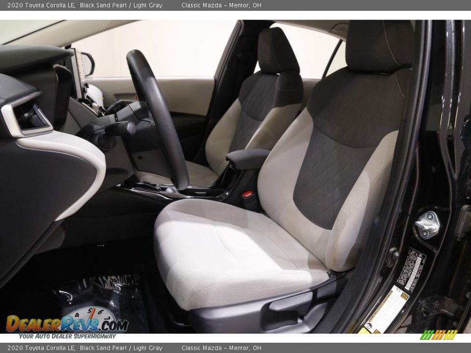 2020 Toyota Corolla LE Black Sand Pearl / Light Gray Photo #5