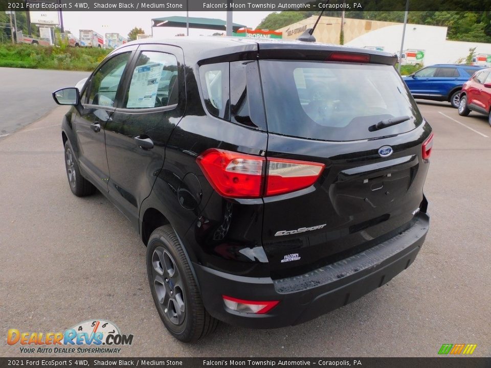 2021 Ford EcoSport S 4WD Shadow Black / Medium Stone Photo #4