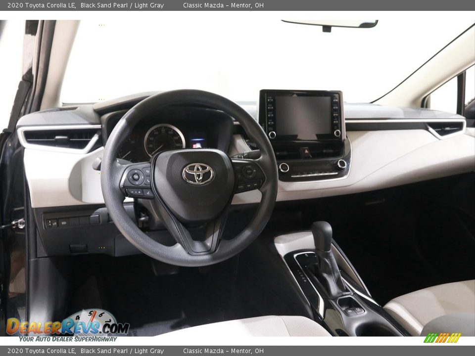 2020 Toyota Corolla LE Black Sand Pearl / Light Gray Photo #6