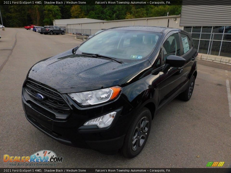 2021 Ford EcoSport S 4WD Shadow Black / Medium Stone Photo #6