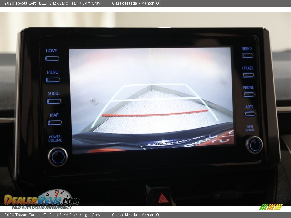 2020 Toyota Corolla LE Black Sand Pearl / Light Gray Photo #11