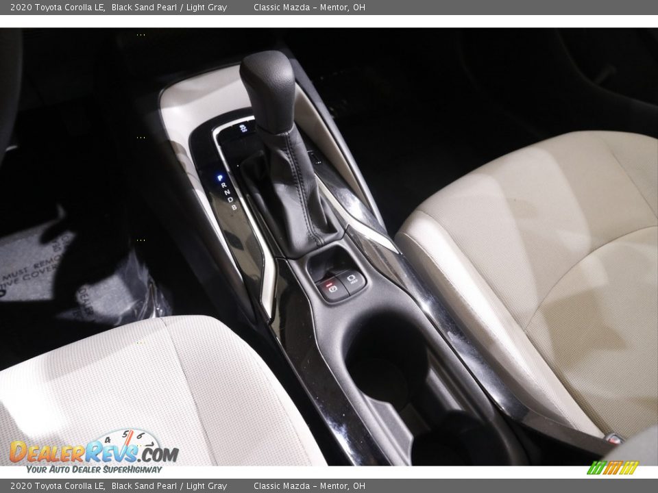 2020 Toyota Corolla LE Black Sand Pearl / Light Gray Photo #12