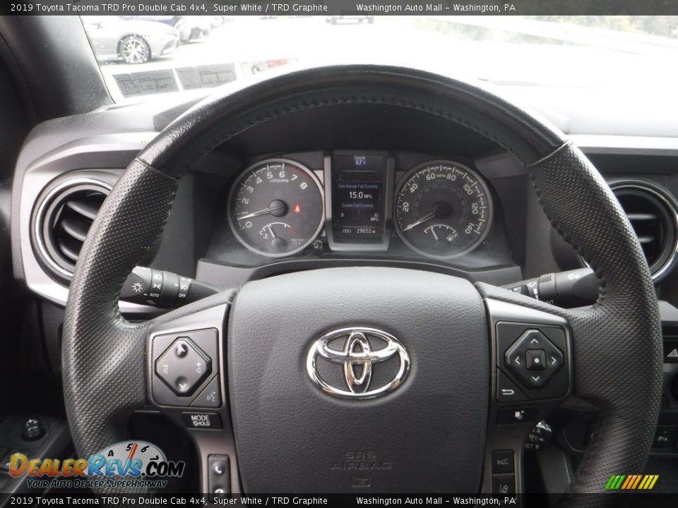 2019 Toyota Tacoma TRD Pro Double Cab 4x4 Steering Wheel Photo #34