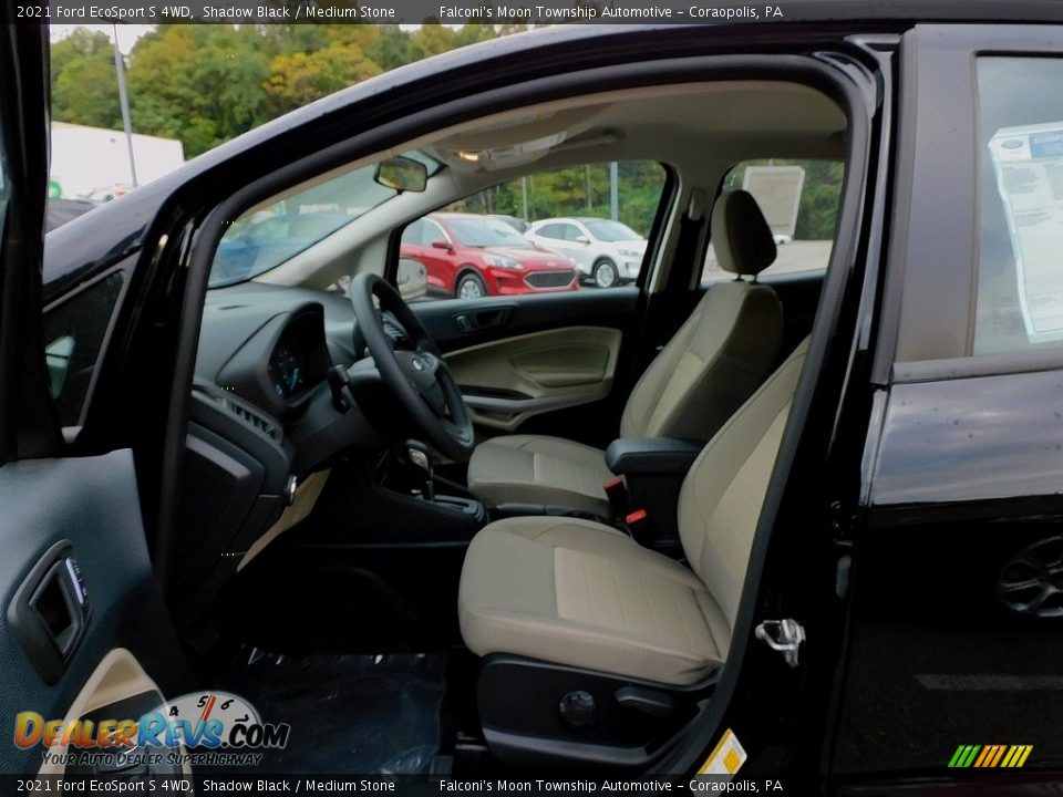 Front Seat of 2021 Ford EcoSport S 4WD Photo #10