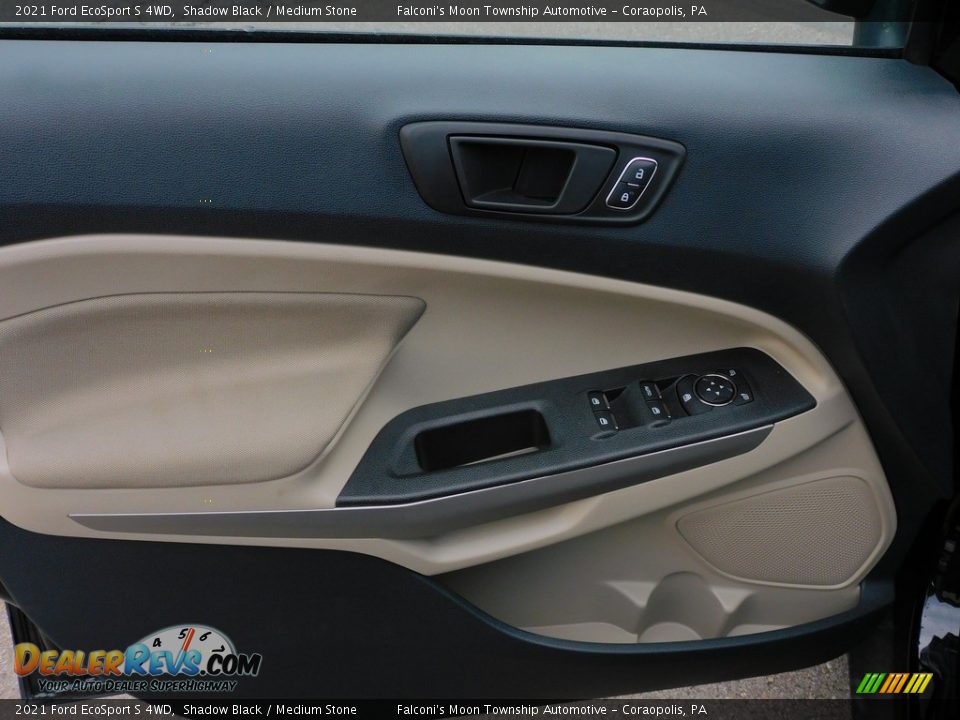 2021 Ford EcoSport S 4WD Shadow Black / Medium Stone Photo #13
