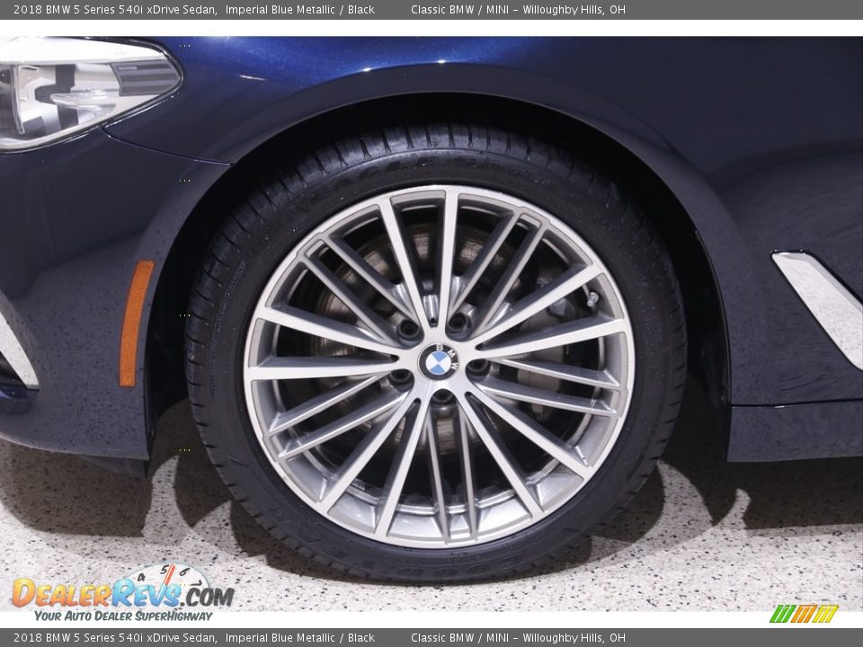 2018 BMW 5 Series 540i xDrive Sedan Imperial Blue Metallic / Black Photo #23