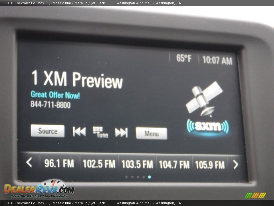 2018 Chevrolet Equinox LT Mosaic Black Metallic / Jet Black Photo #3