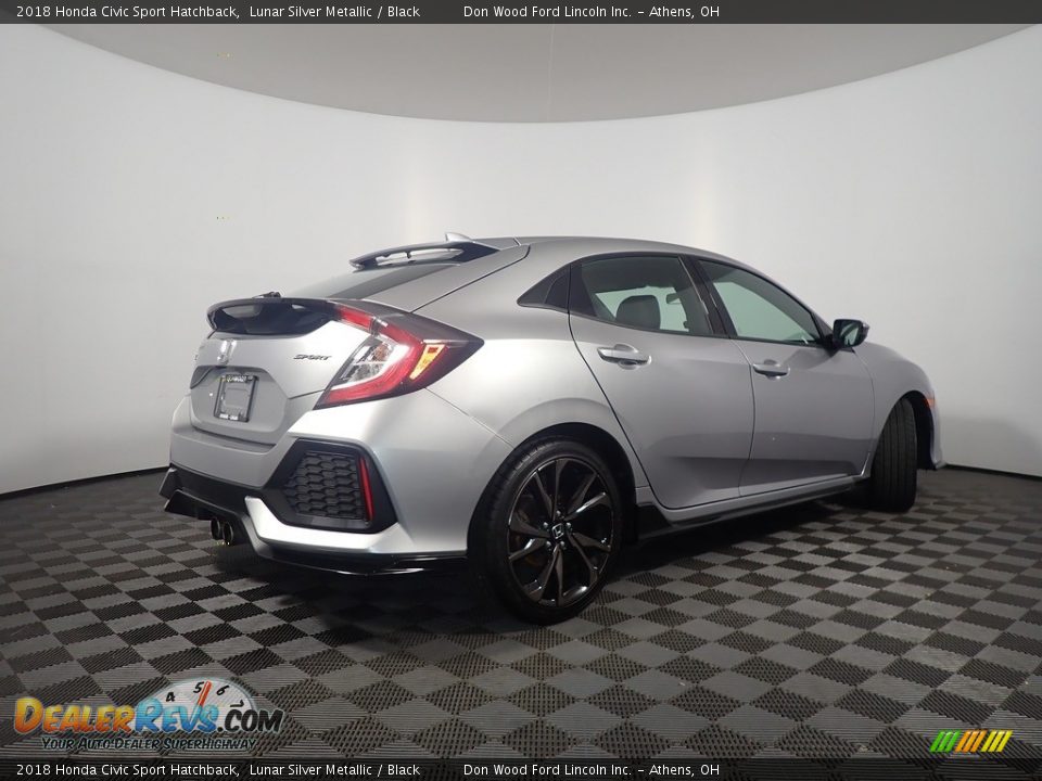 Lunar Silver Metallic 2018 Honda Civic Sport Hatchback Photo #16