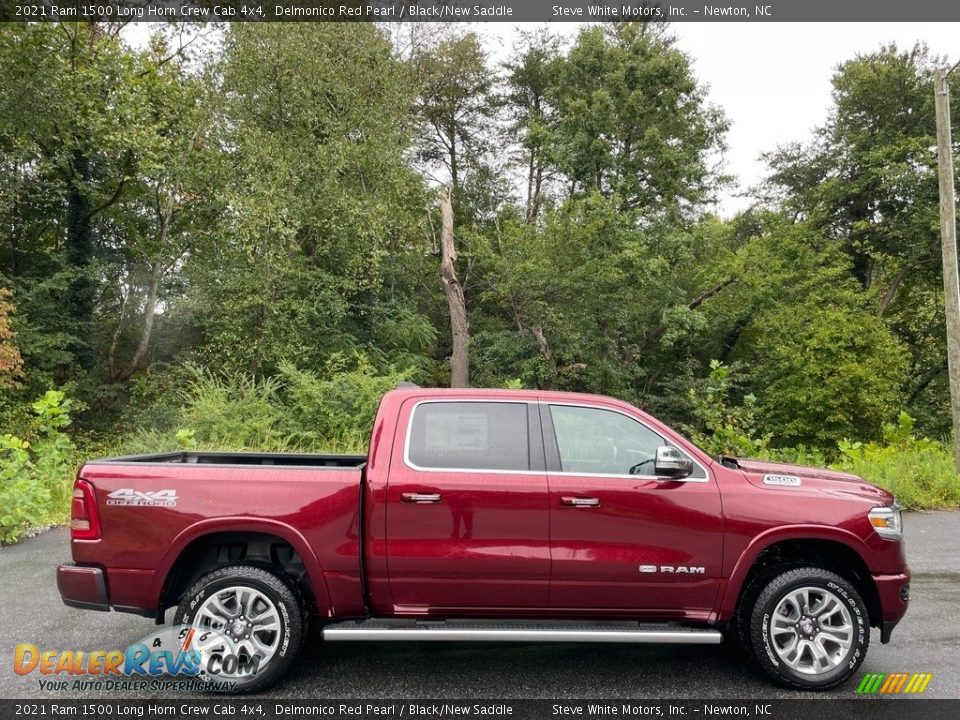 Delmonico Red Pearl 2021 Ram 1500 Long Horn Crew Cab 4x4 Photo #5