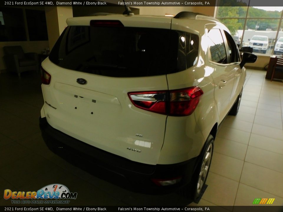 2021 Ford EcoSport SE 4WD Diamond White / Ebony Black Photo #2