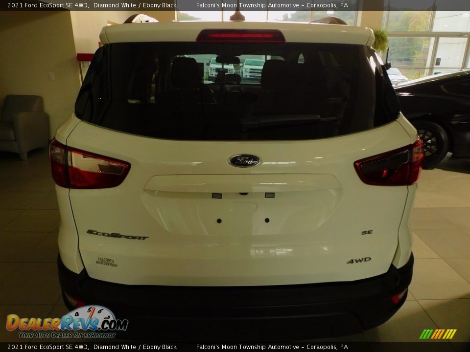 2021 Ford EcoSport SE 4WD Diamond White / Ebony Black Photo #3