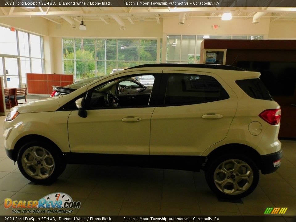 2021 Ford EcoSport SE 4WD Diamond White / Ebony Black Photo #5