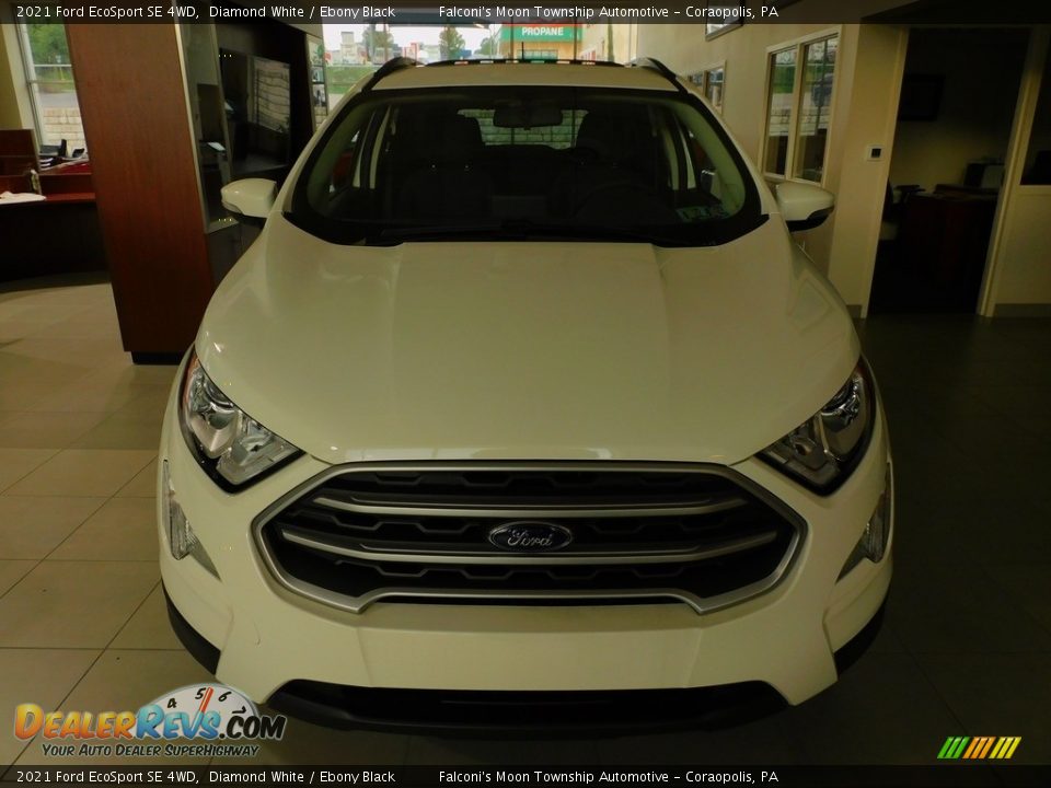 2021 Ford EcoSport SE 4WD Diamond White / Ebony Black Photo #8