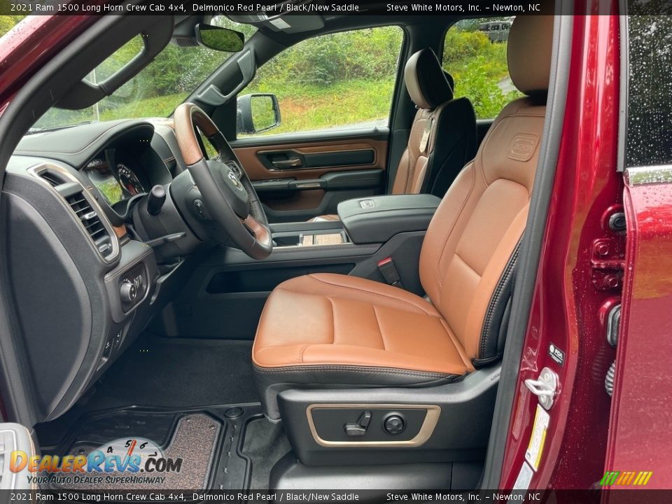 Front Seat of 2021 Ram 1500 Long Horn Crew Cab 4x4 Photo #11