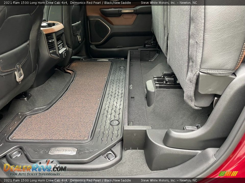 Rear Seat of 2021 Ram 1500 Long Horn Crew Cab 4x4 Photo #15