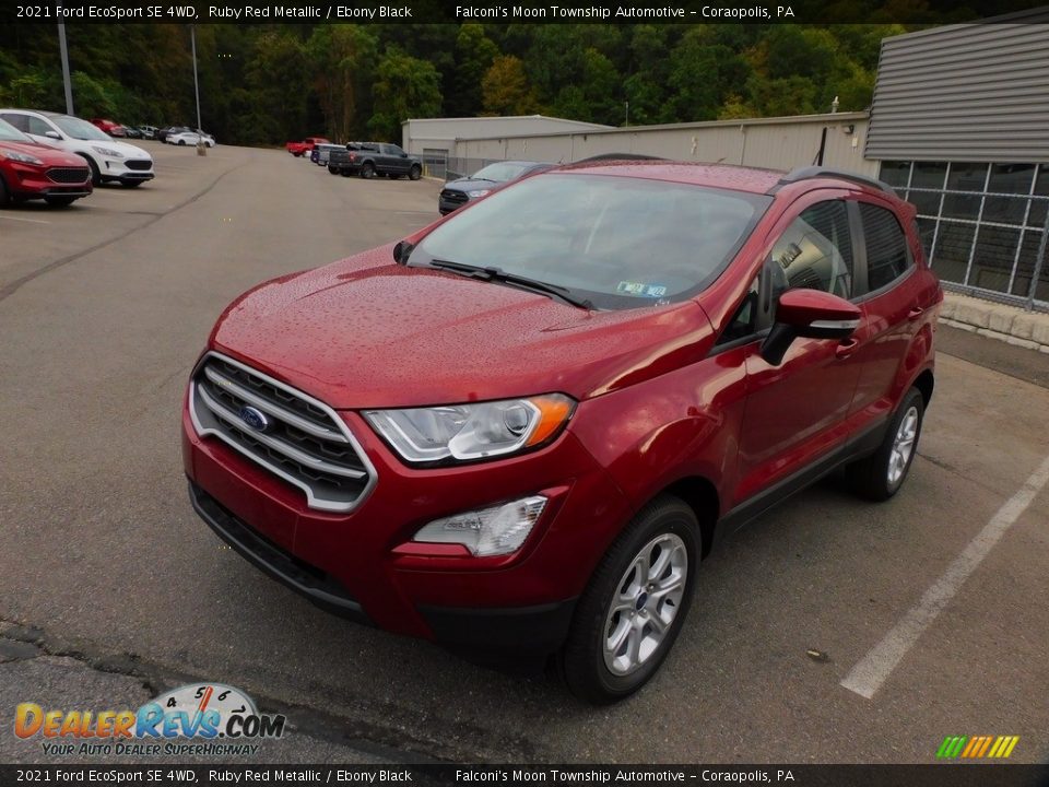 2021 Ford EcoSport SE 4WD Ruby Red Metallic / Ebony Black Photo #6