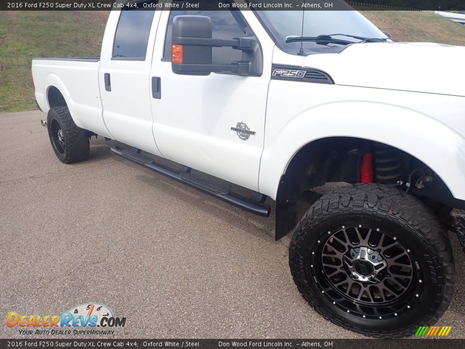 2016 Ford F250 Super Duty XL Crew Cab 4x4 Oxford White / Steel Photo #3