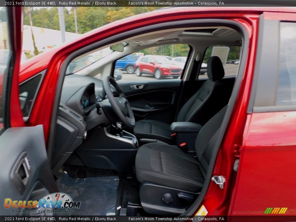 2021 Ford EcoSport SE 4WD Ruby Red Metallic / Ebony Black Photo #10