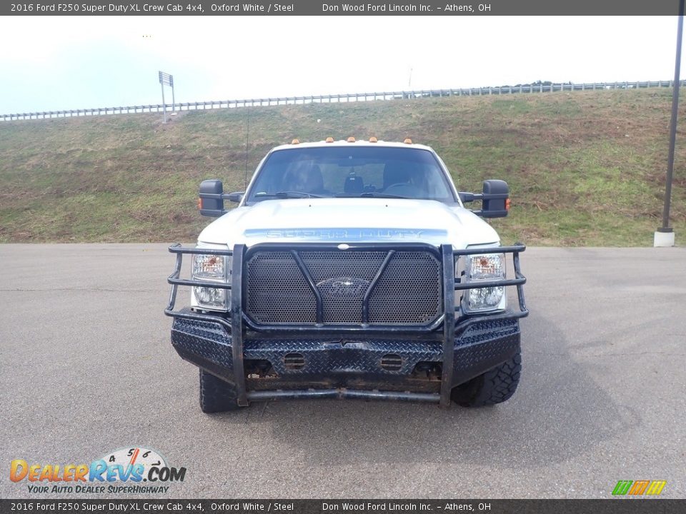 2016 Ford F250 Super Duty XL Crew Cab 4x4 Oxford White / Steel Photo #4