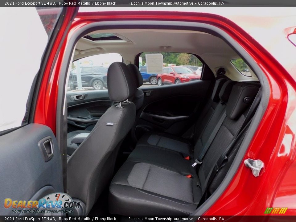 2021 Ford EcoSport SE 4WD Ruby Red Metallic / Ebony Black Photo #11