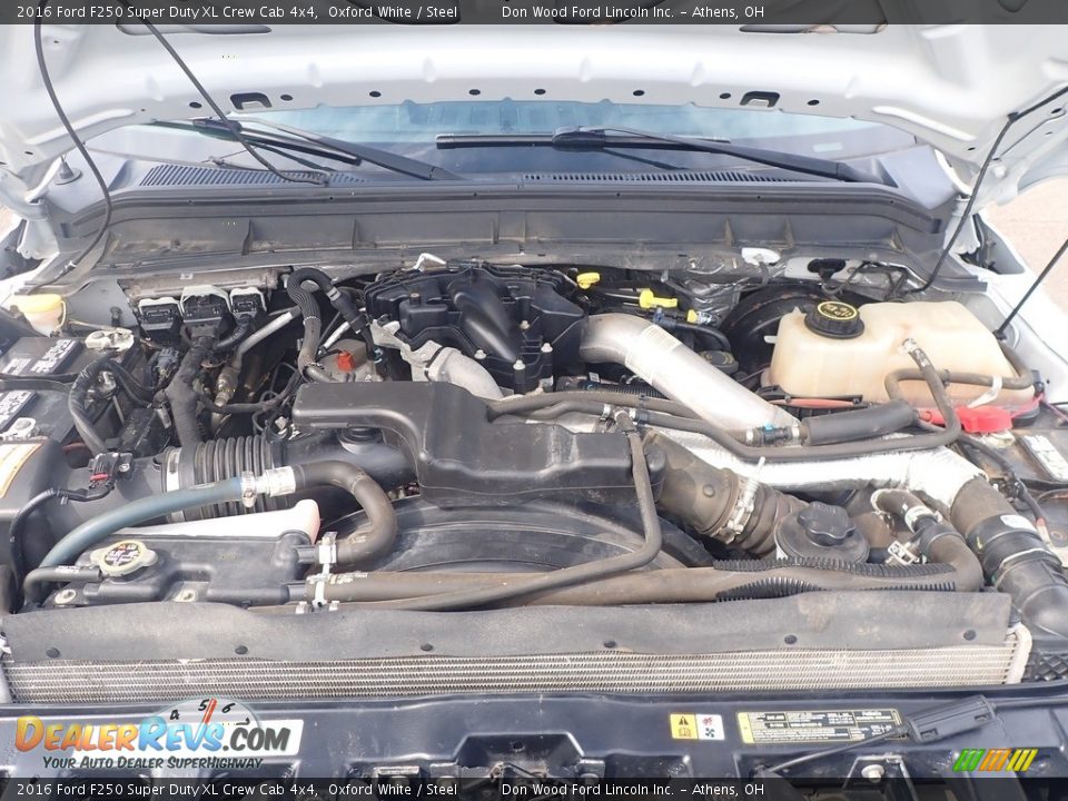 2016 Ford F250 Super Duty XL Crew Cab 4x4 Oxford White / Steel Photo #6
