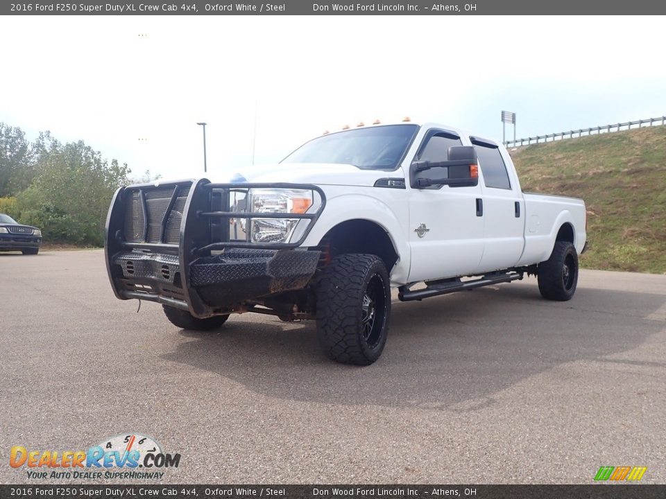 2016 Ford F250 Super Duty XL Crew Cab 4x4 Oxford White / Steel Photo #7