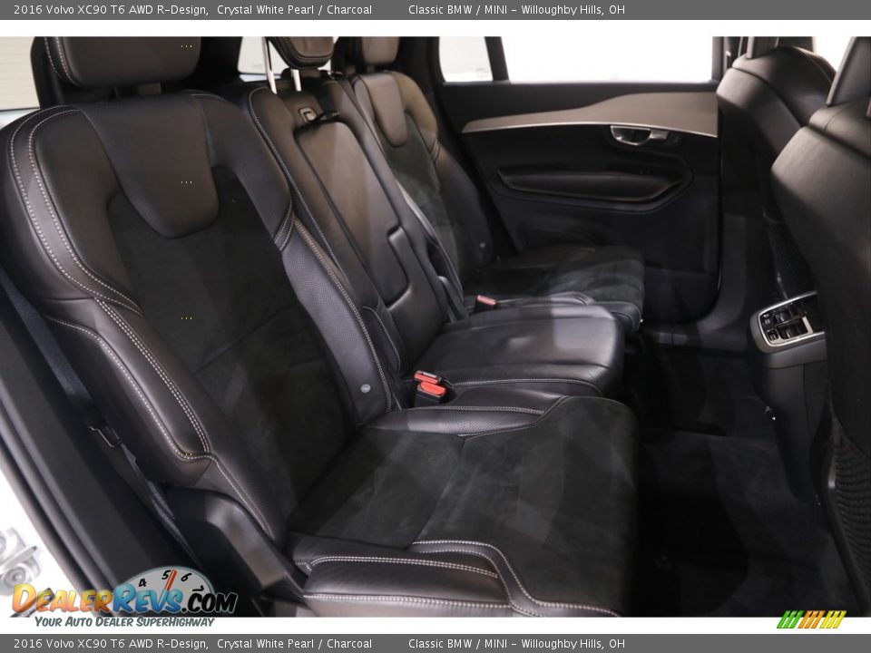 Rear Seat of 2016 Volvo XC90 T6 AWD R-Design Photo #17