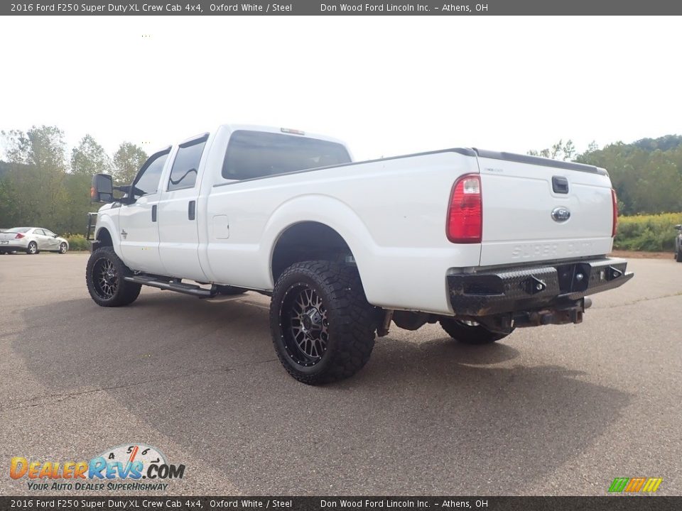 2016 Ford F250 Super Duty XL Crew Cab 4x4 Oxford White / Steel Photo #10