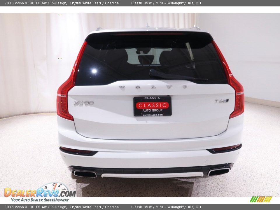 Crystal White Pearl 2016 Volvo XC90 T6 AWD R-Design Photo #19