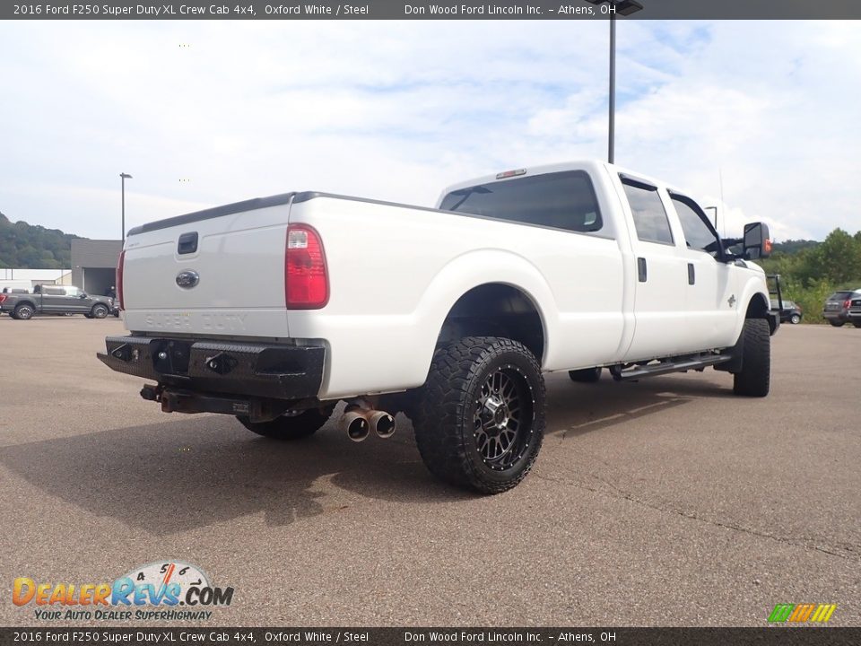 2016 Ford F250 Super Duty XL Crew Cab 4x4 Oxford White / Steel Photo #14