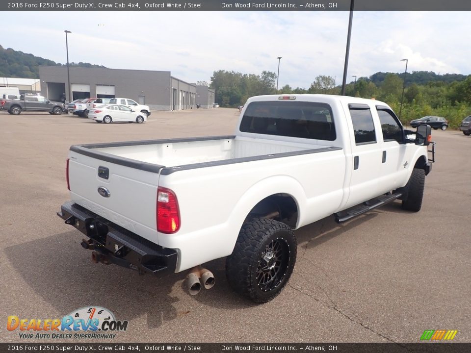 2016 Ford F250 Super Duty XL Crew Cab 4x4 Oxford White / Steel Photo #15