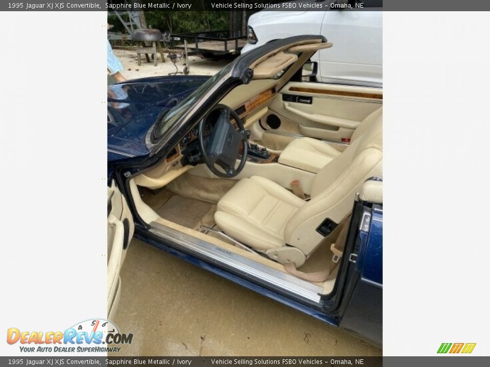 Ivory Interior - 1995 Jaguar XJ XJS Convertible Photo #3
