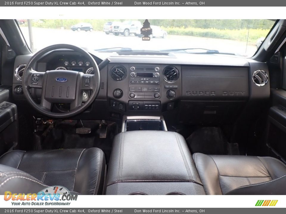 2016 Ford F250 Super Duty XL Crew Cab 4x4 Oxford White / Steel Photo #22