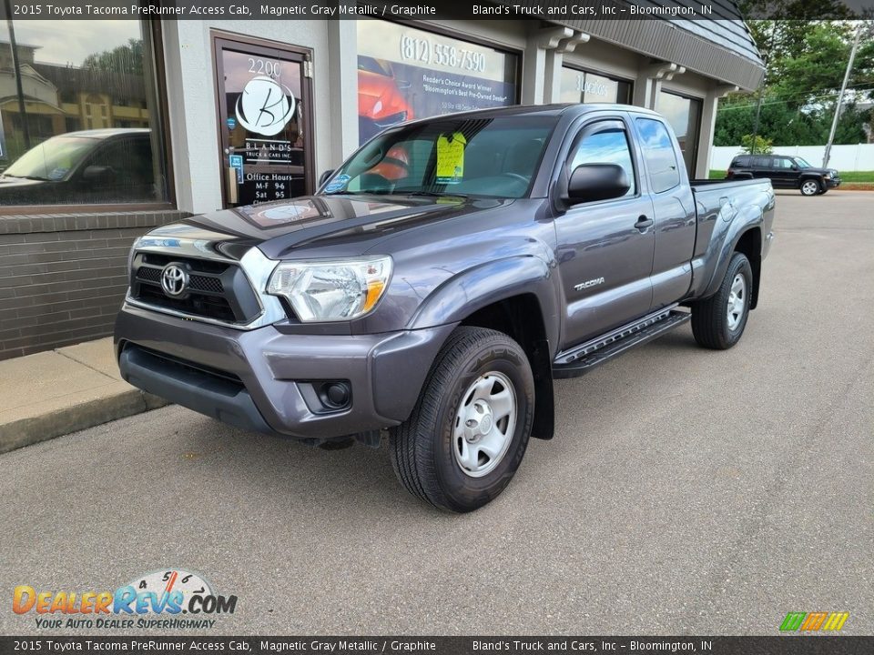 2015 Toyota Tacoma PreRunner Access Cab Magnetic Gray Metallic / Graphite Photo #2