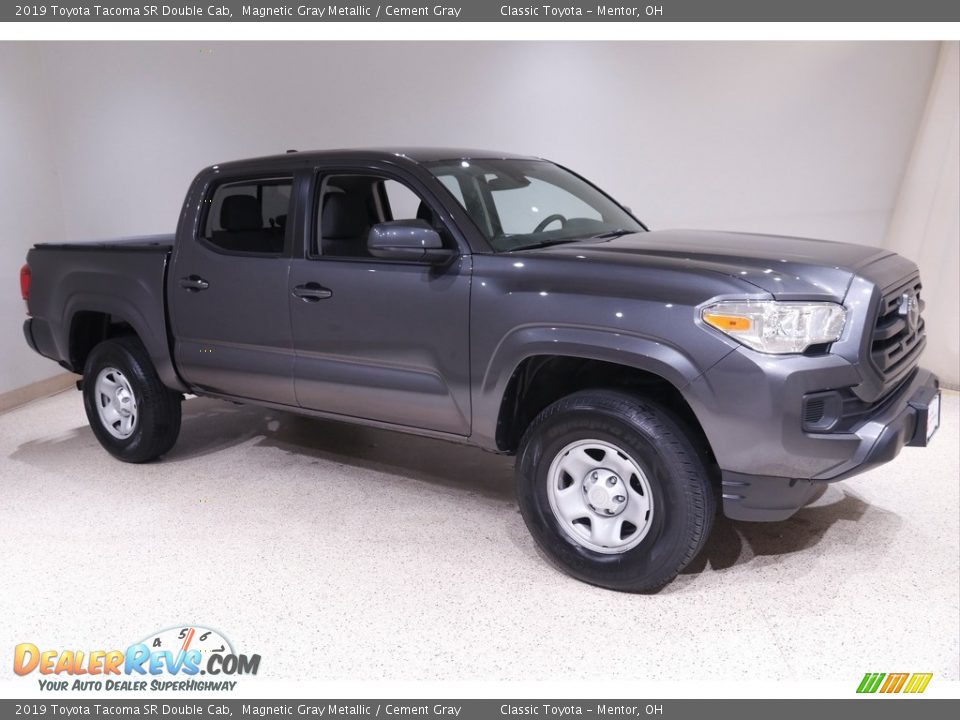 2019 Toyota Tacoma SR Double Cab Magnetic Gray Metallic / Cement Gray Photo #1