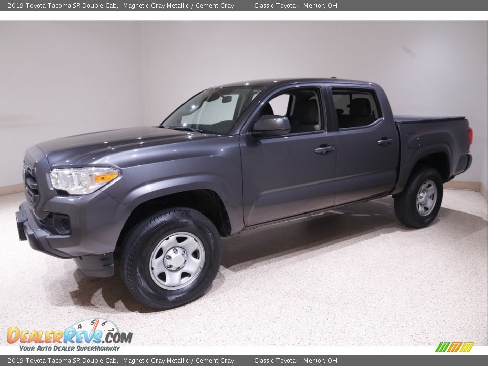 2019 Toyota Tacoma SR Double Cab Magnetic Gray Metallic / Cement Gray Photo #3